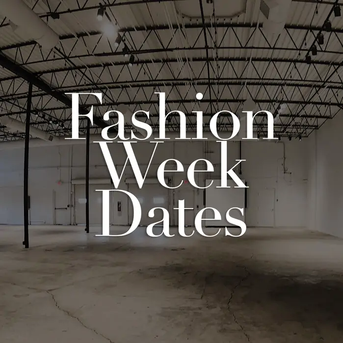 fashion week dates